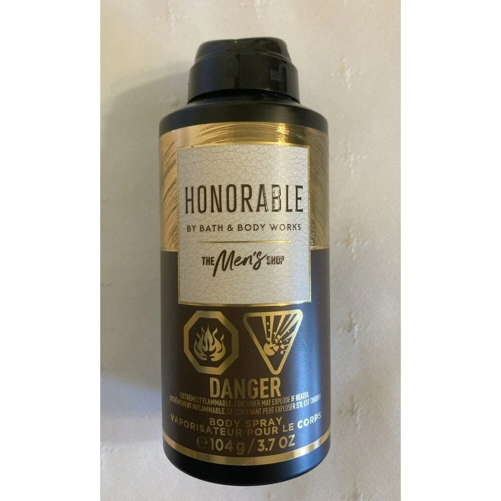 Bath & Body Works Honorable Body Cream, Body Spray Men's Shop 2 pc